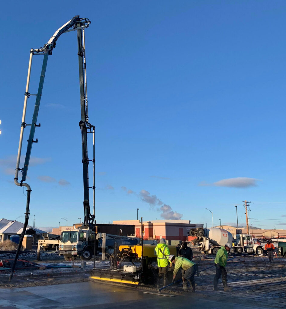 Modoc Contracting Company in Klamath Falls Southern Oregon: Klamath Smiles Dental Clinic Concrete Division